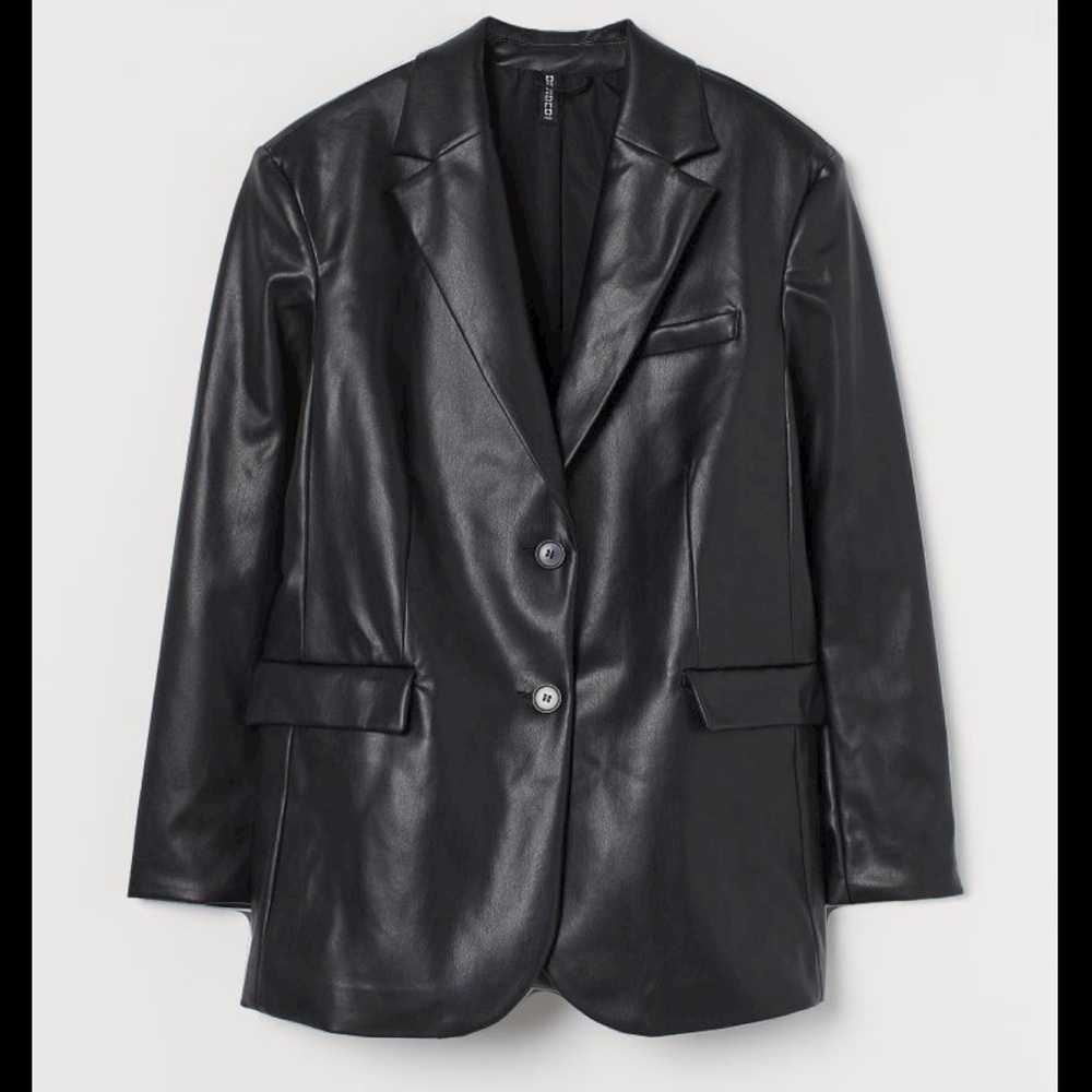 H&M Black Oversized Blazer - Picture 2 of 3